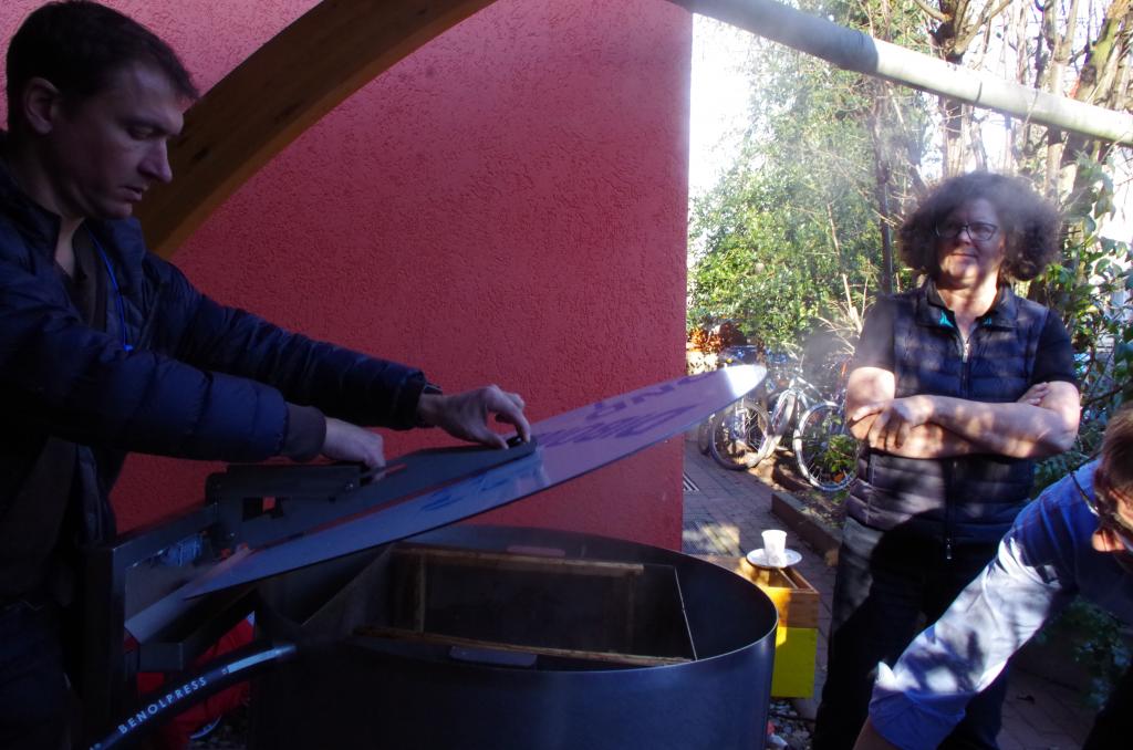 ...ehe es an das Öffnen ging.